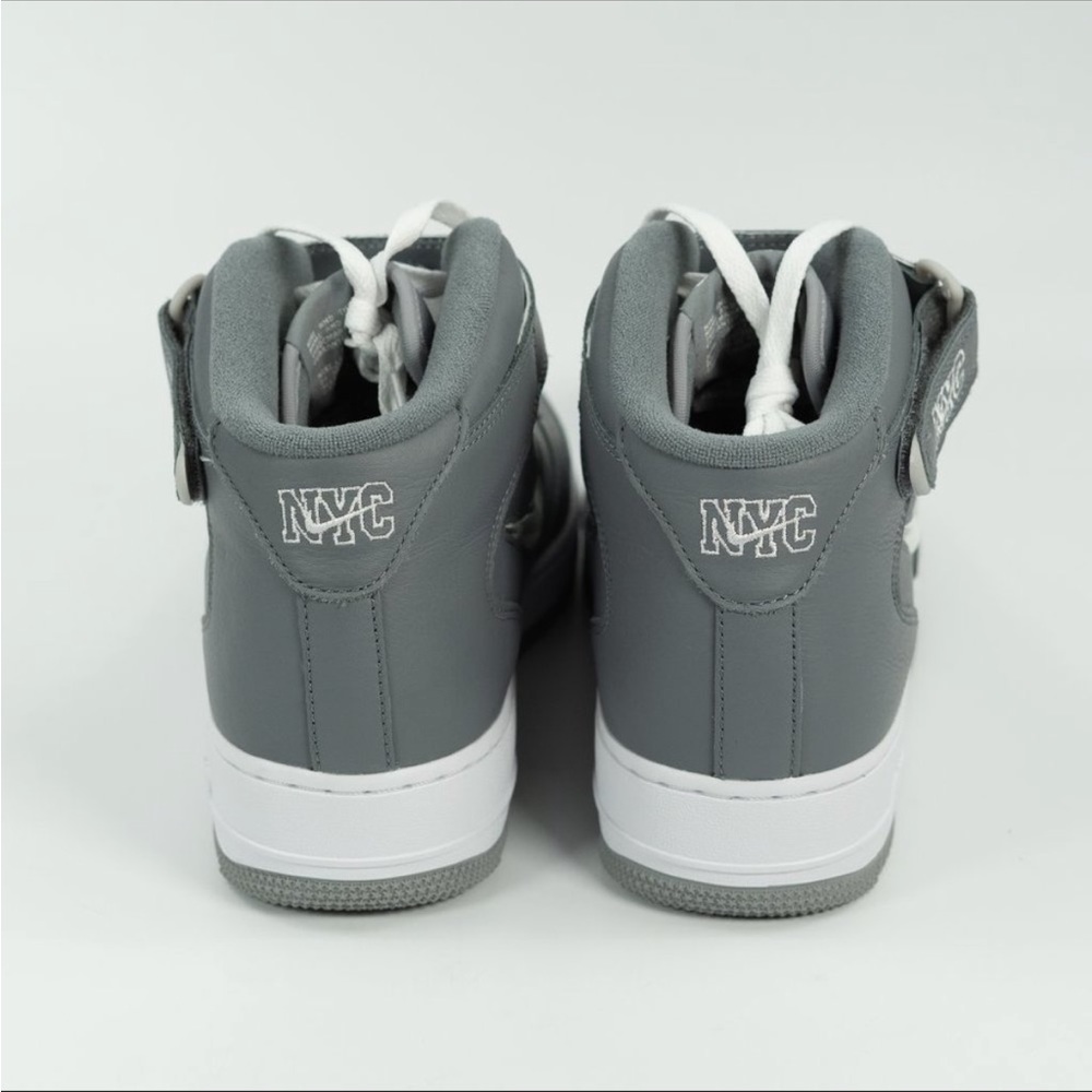 Nike air force 1 mid jewel QS ‘NYC - cool grey’ DH5622-001 2021 size 9.5 - Picture 7 of 8